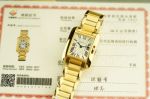 Cartier Tank Anglaise 30.2*22.7MM Cal.057 Movement Gold Bracelet Watch